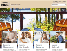 Tablet Screenshot of millenniumrealestate.com